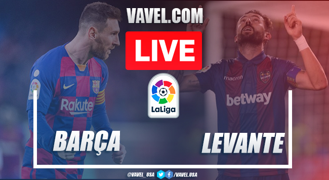 Goals and Highlights: Barcelona 2-1 Levante in 2020 La Liga Goals and Highlights: Barcelona 2-1 Levante in 2020 La Liga