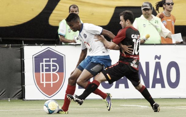 Em clássico equiparado, Vitória e Bahia ficam apenas no empate Em clássico equiparado, Vitória e Bahia ficam apenas no empate