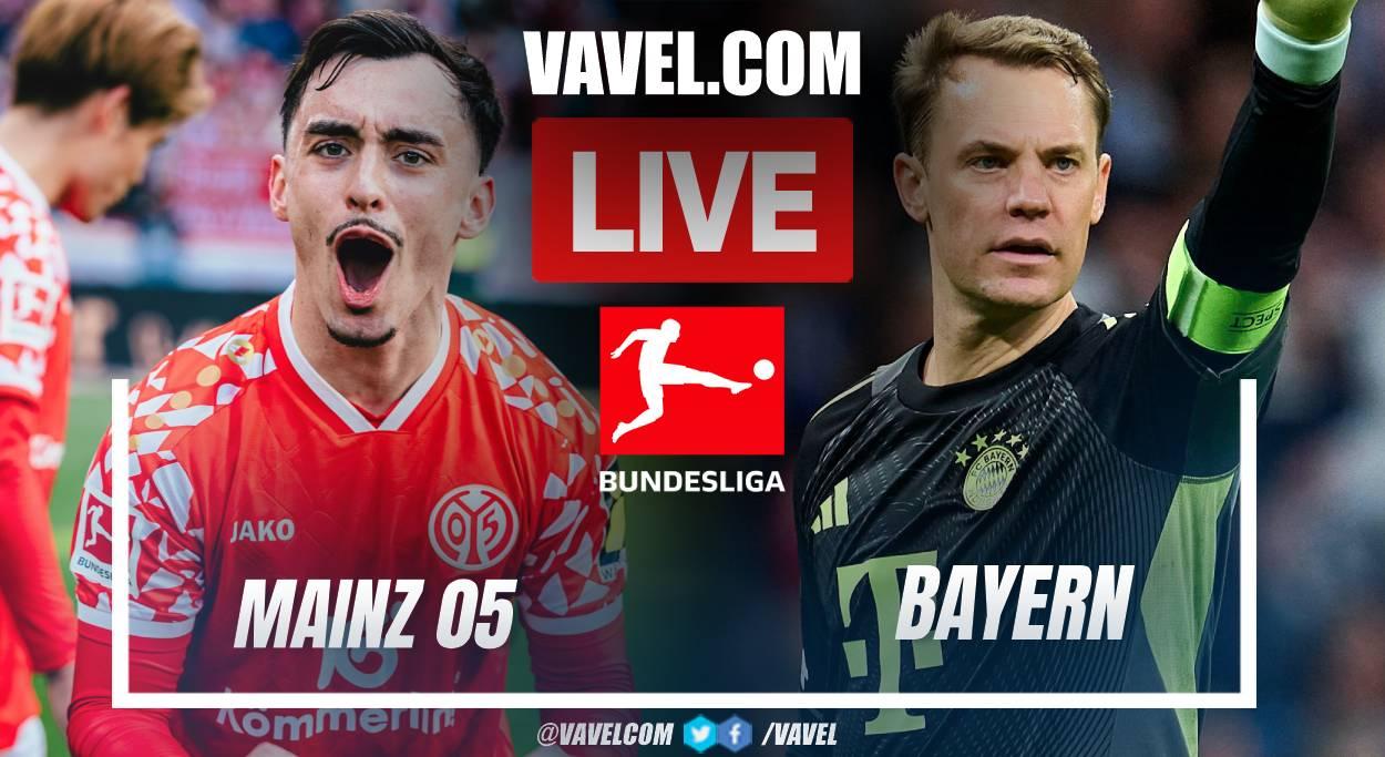 Mainz 05 vs Bayern LIVE Score Updates:The home team has already opened the scoring (1-0)