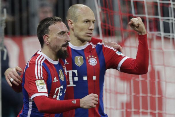 Franck Ribéry y Arjen Robben son los encargados de desequilibrar en el Bayern de Múnich.