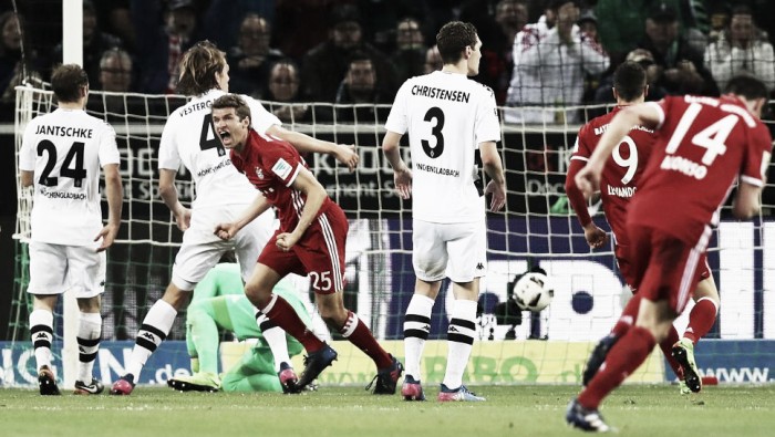 Bayern bate Borussia M'Gladbach pelo placar mínimo na Bundesliga