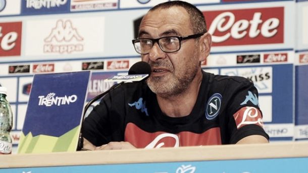 Sarri: "We have to be realistic"
