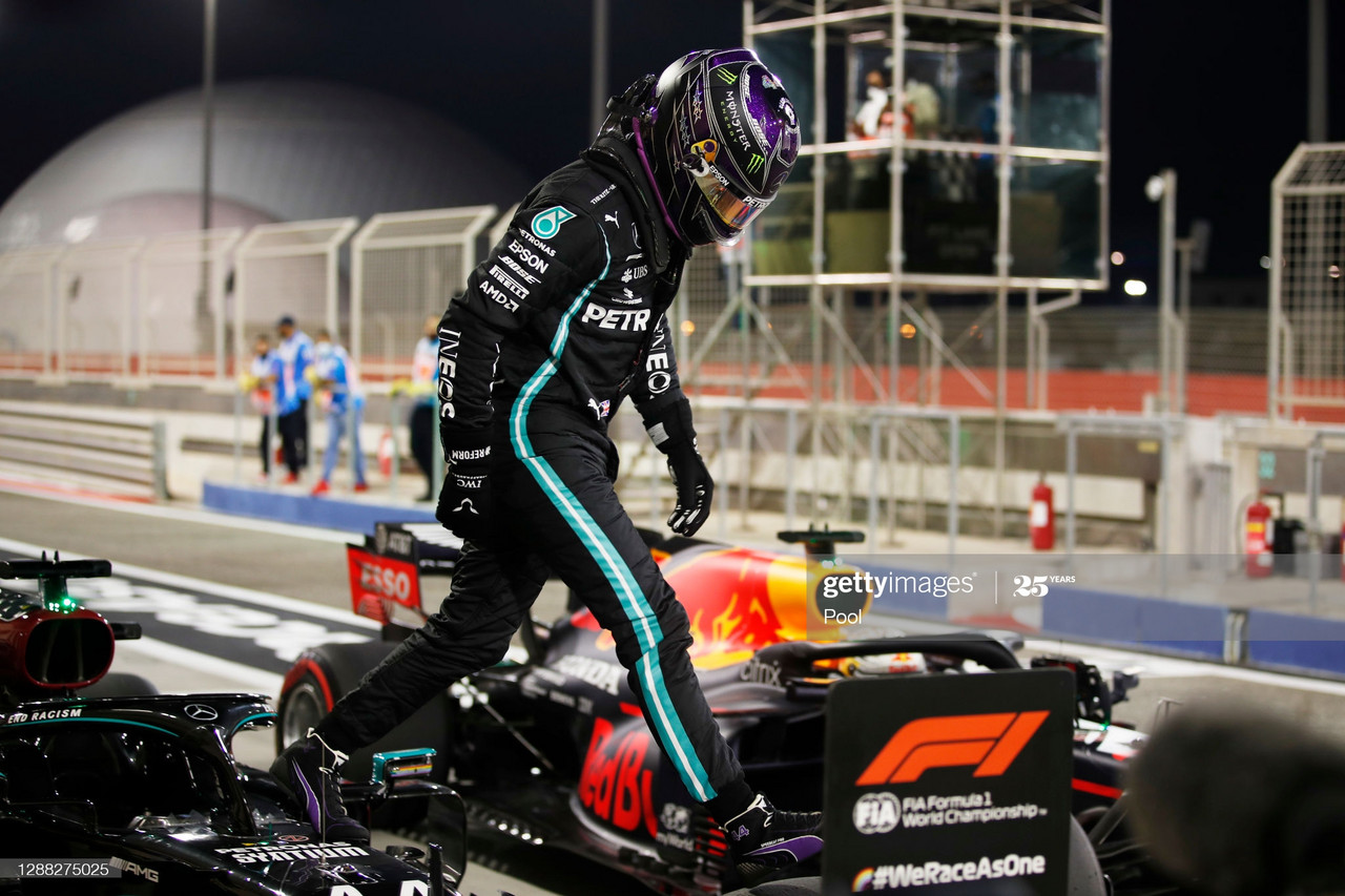 Mercedes take the top two spots, as Hamilton clinches pole - Bahrain GP Qualifying