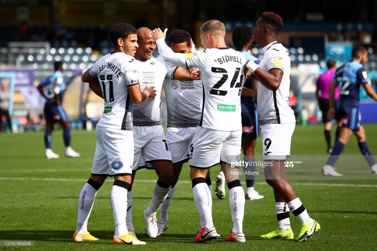 Wycombe Wanderers 0-2 Swansea City: Swans continue unbeaten start 