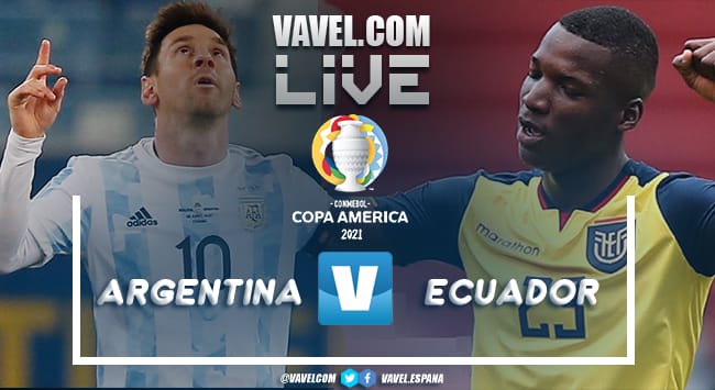 Resumen Argentina vs Ecuador por la Copa América (3-0)