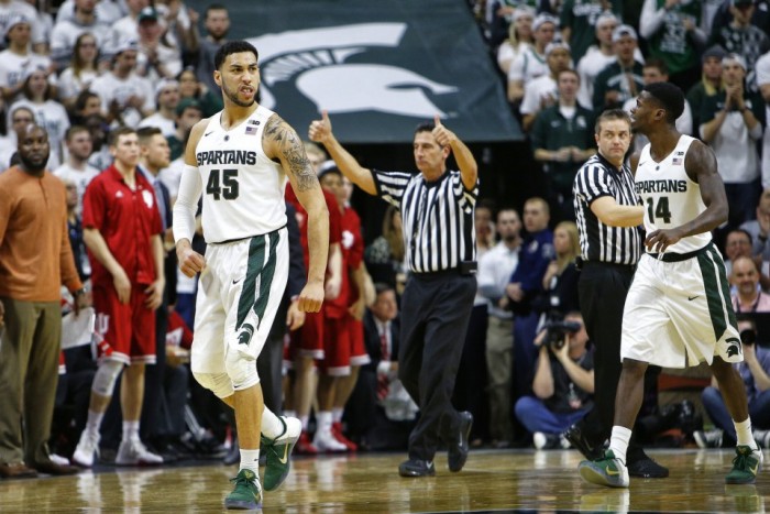 A Valentine On Valentine's Day: Michigan State Spartans Run Away From Indiana Hoosiers