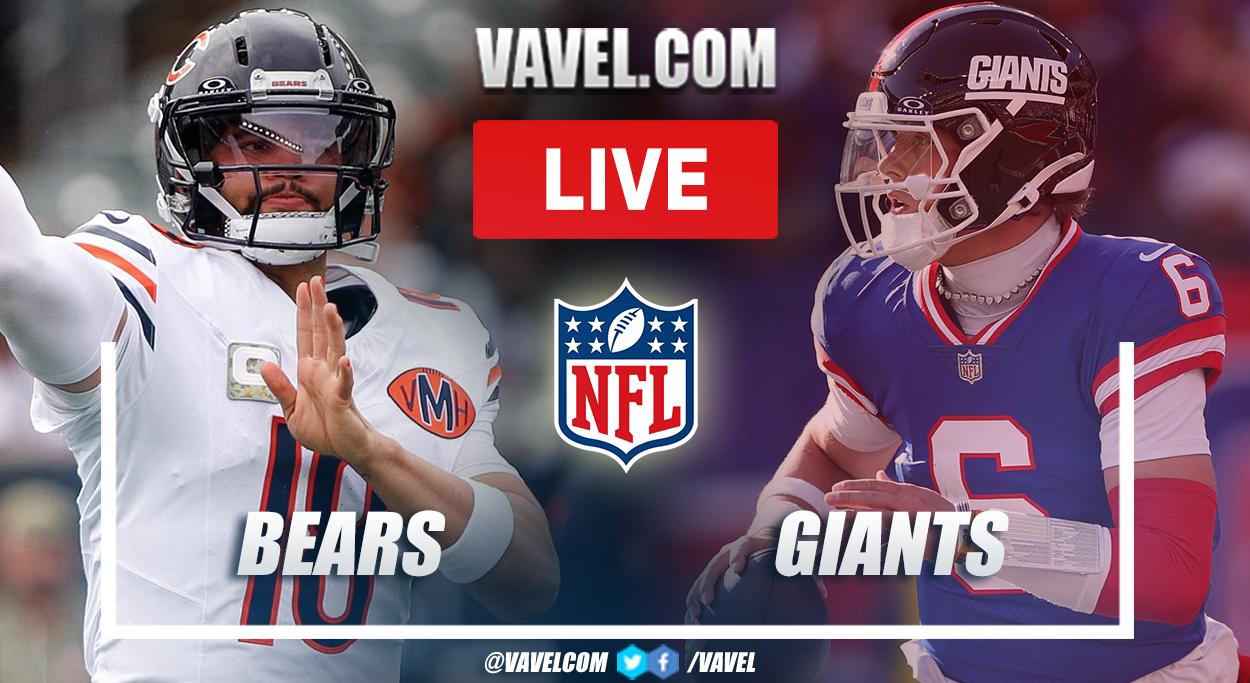 Chicago Bears vs New York Giants LIVE Score NFL (7-10)