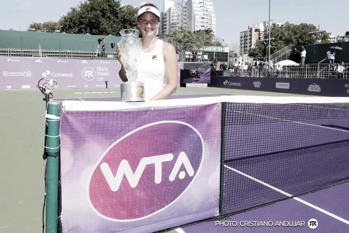 Brasil Tennis Cup: Irina Camelia Begu supera Timea Babos e é campeã do torneio Brasil Tennis Cup: Irina Camelia Begu supera Timea Babos e é campeã do torneio