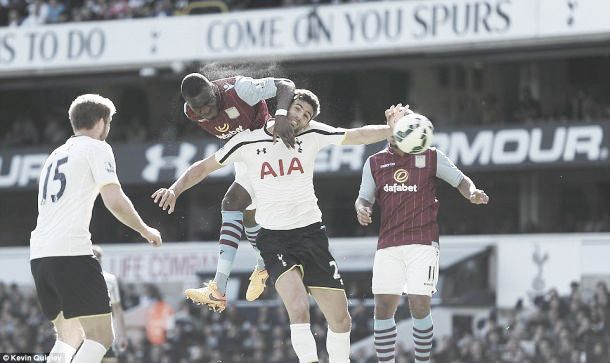 Tottenham 0-1 Aston Villa: Benteke goal enough for three points on Sherwood's spurs return