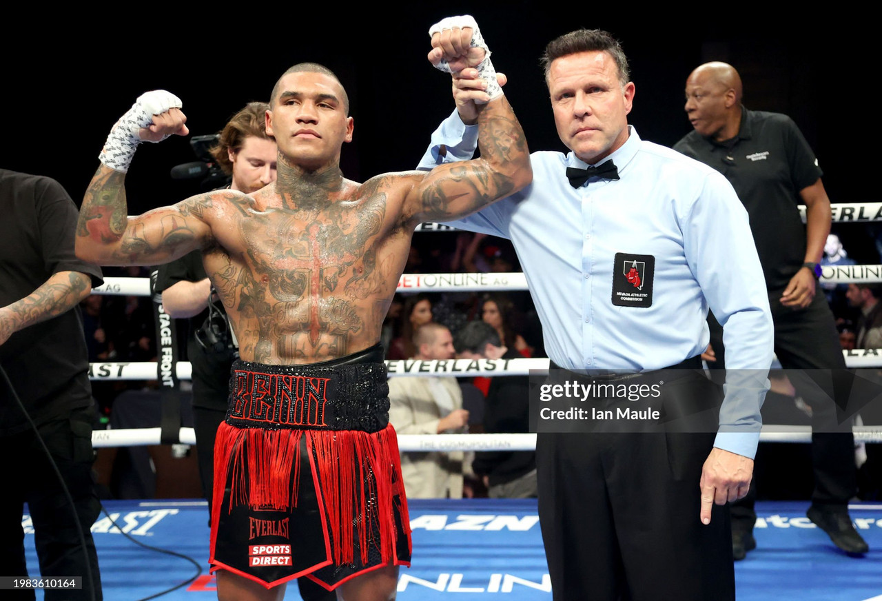 Conor Benn extends unbeaten record after unanimous win in Las Vegas on Saturday