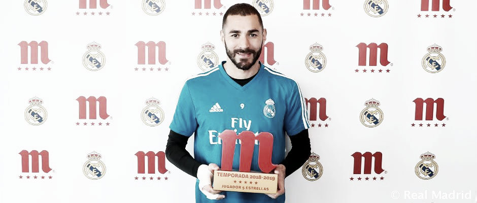 Benzema se proclama Jugador Cinco Estrellas Mahou del año Benzema se proclama Jugador Cinco Estrellas Mahou del año