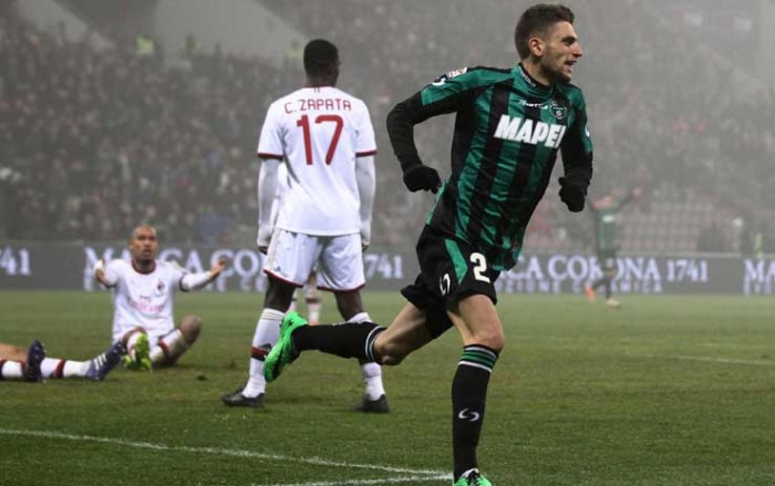 Risultato Sassuolo 2-0 Milan in Serie A 2015/16