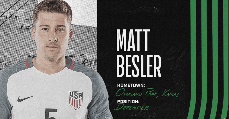 Matt Besler defenderá a
Austin FC