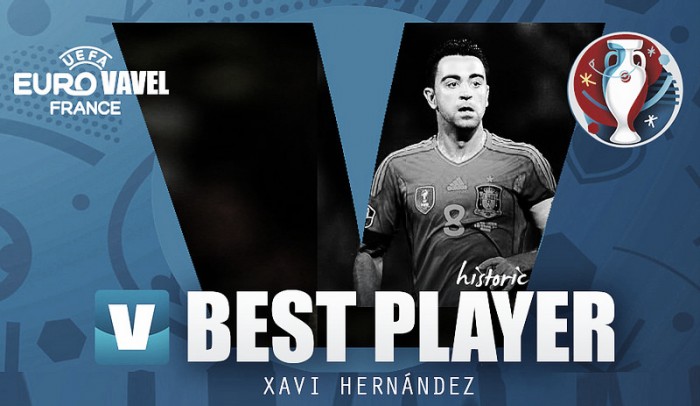 Mejor jugador en las Eurocopas: Xavi, amo y señor de los partidos