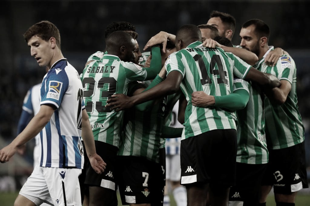 Betis goleia Real Sociedad e vai à semifinal da Copa do Rei