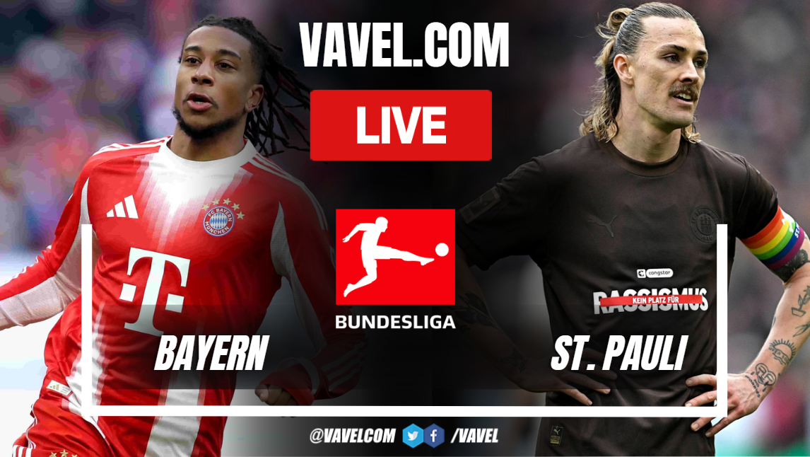 Bayern Munich vs St Pauli LIVE Score Updates: The Score Remains Tied(1-1)