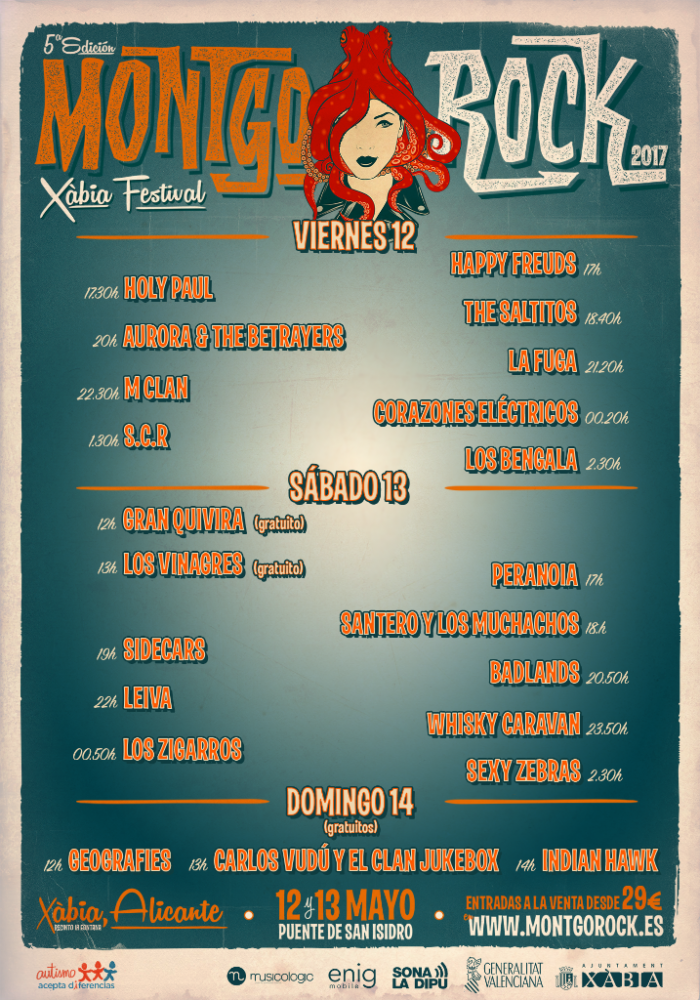 El Montgorock Xàbia Festival publica sus horarios y ultima los detalles para su nueva edición