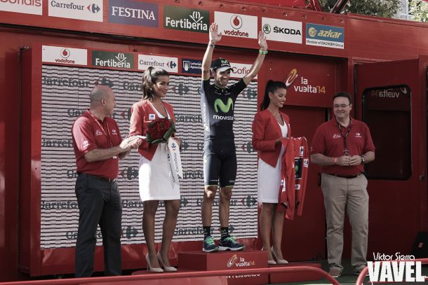 Alejandro Valverde: "Ha sido otro día muy rápido"