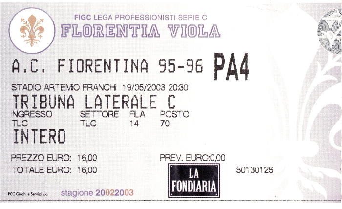 Fiorentina - La storia, 2° puntata: la Serie C2, il girone di andata