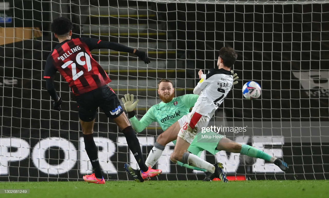 AFC Bournemouth 1-0 Rotherham United: Philip Billing goal enough for ugly Cherries win