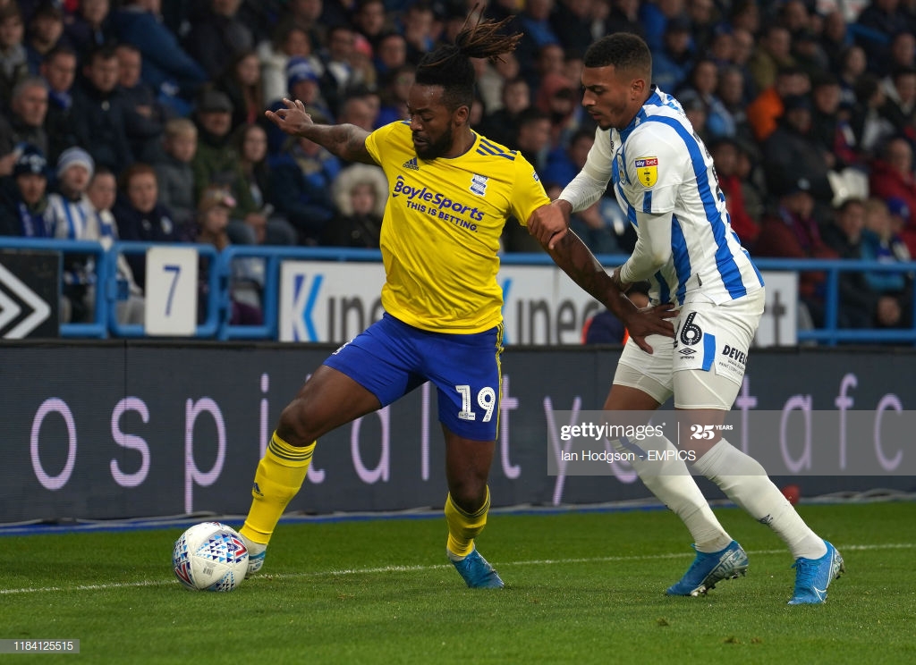 Huddersfield Vs Birmingham  Philip Billing, Cheikh N'Doye  Cheikh N