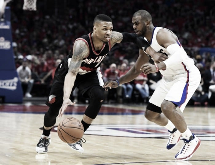 Los Angeles Clippers spurn Portland Trail Blazers in Game 1, 115-95