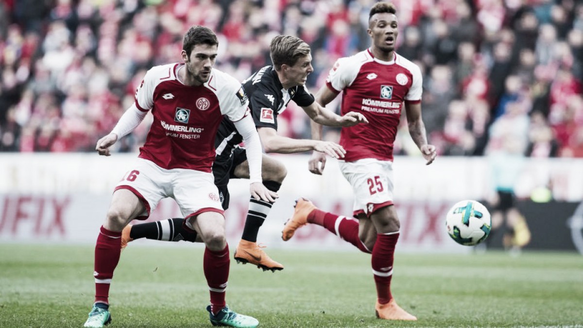 Em jogo fraco, Mainz e Borussia Mönchengladbach empatam sem gols pela Bundesliga Em jogo fraco, Mainz e Borussia Mönchengladbach empatam sem gols pela Bundesliga
