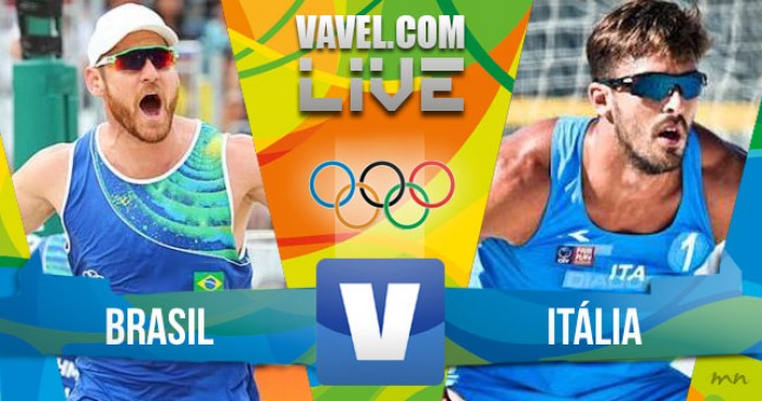 Vôlei de Praia masculino: Brasil x Itália hoje (2-0) Vôlei de Praia masculino: Brasil x Itália hoje (2-0)