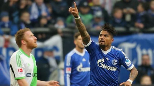 Na raça, Schalke vence Wolfsburg e sobe na tabela do Alemão Na raça, Schalke vence Wolfsburg e sobe na tabela do Alemão