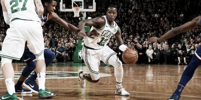 Triple-doble de Rozier en el paseo deCeltics a los Knicks Triple-doble de Rozier en el paseo deCeltics a los Knicks