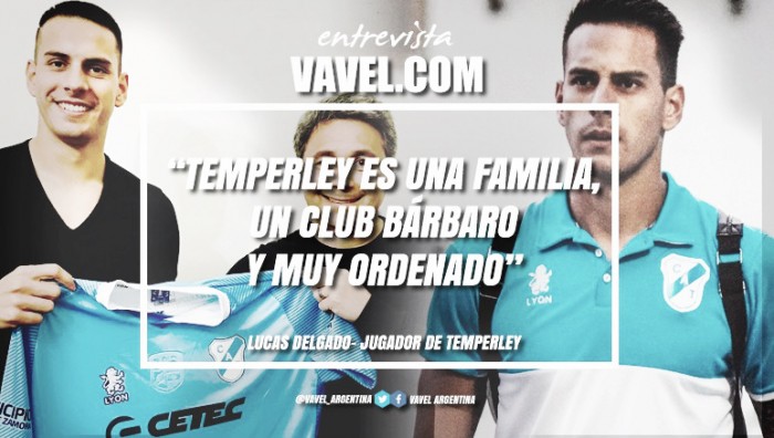 Entrevista | Delgado: "El objetivo próximo es ganarme un lugar y dejar a Temperley en la Primera División”
