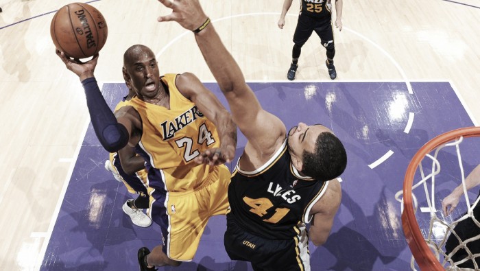 Resumen NBA:Kobe se despide con 60, los Warriors llegan a las 73 y los Rockets entran en Playoffs