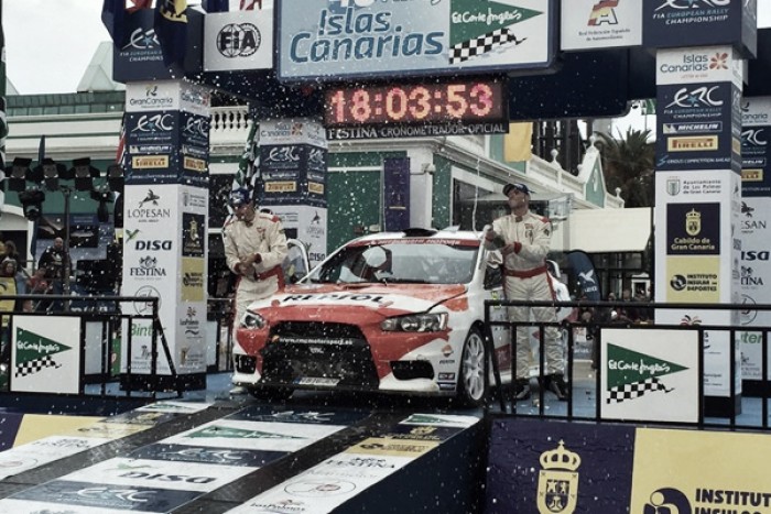 Cristian García vence en el Rallye Islas Canarias