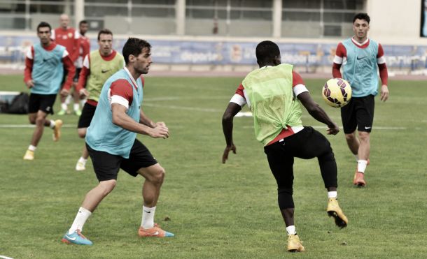 El Almería vuelve a los entrenamientos tras dos días de descanso