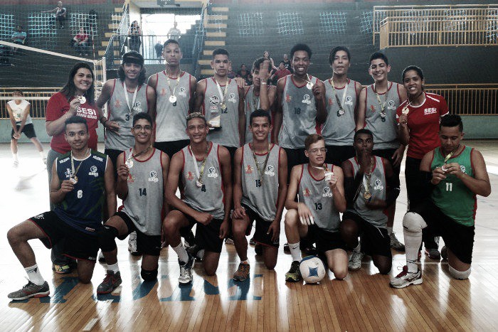 Atletas do projeto Sada Vôlei Sesi são campeões em Minas Gerais