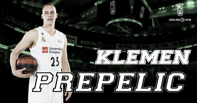 Klemen Prepelic jugará cedido en el Joventut de Badalona