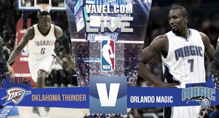 Resultado Oklahoma City Thunder 117-119 Orlando Magic en NBA 2016