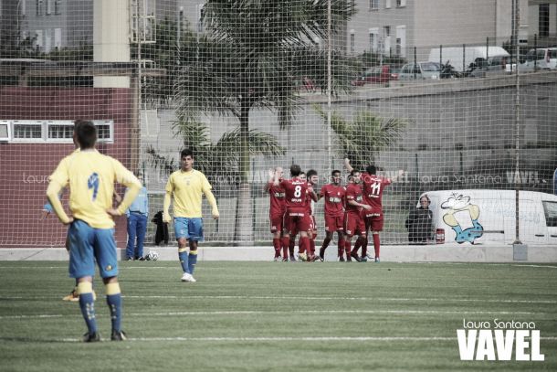 Fotos e imágenes del Las Palmas At. 0-1 Real Unión,jornada 17 del Grupo II de Segunda B