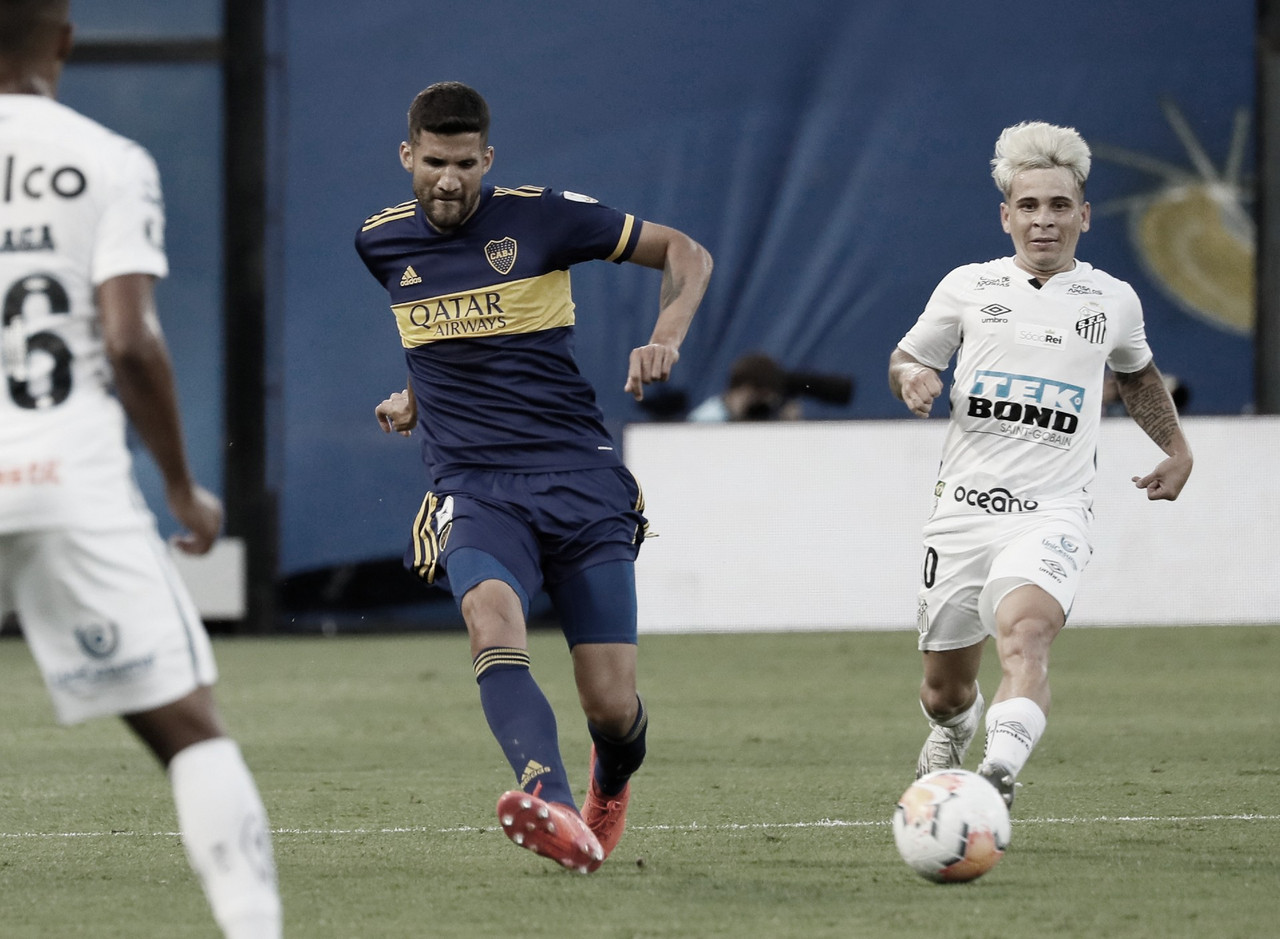Apesar de boa atuação, Santos sofre com erro de arbitragem e empata com Boca
Juniors