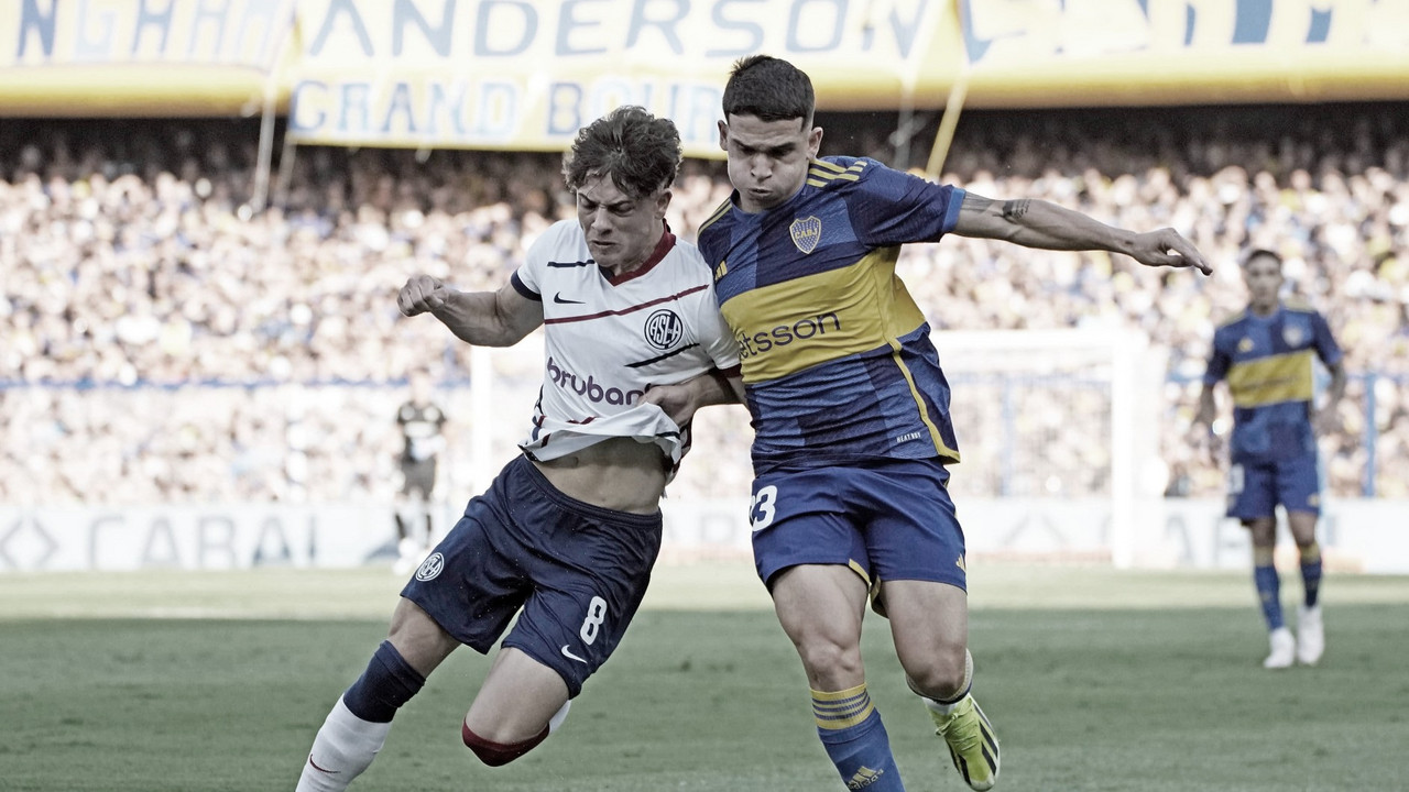 Goles y resumen del Boca 2-1 San Lorenzo en Copa de la Liga 2024