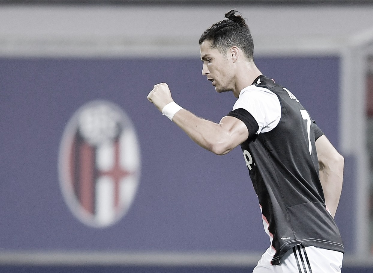 Cristiano Ronaldo volta a marcar, Juventus vence Bologna e abre vantagem temporária no topo Cristiano Ronaldo volta a marcar, Juventus vence Bologna e abre vantagem temporária no topo