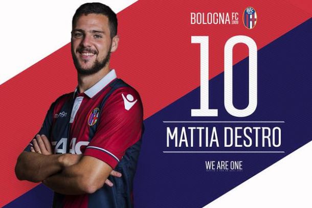 Destro, nuevo jugador del Bologna