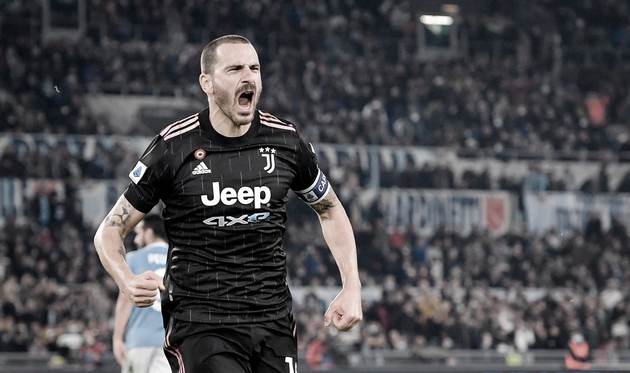 Bonucci marca duas vezes e Juventus vence clássico diante da Lazio