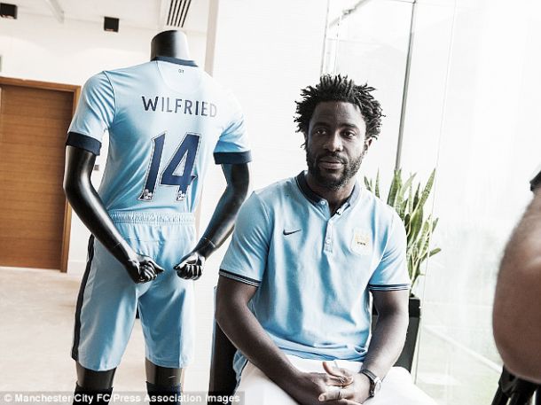 Manchester City confirm £28m signing of Swansea striker Wilfried Bony