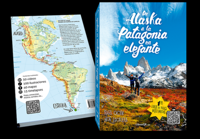 'De Alaska a la Patagonia en elefante', el primer libro de viajes multimedia