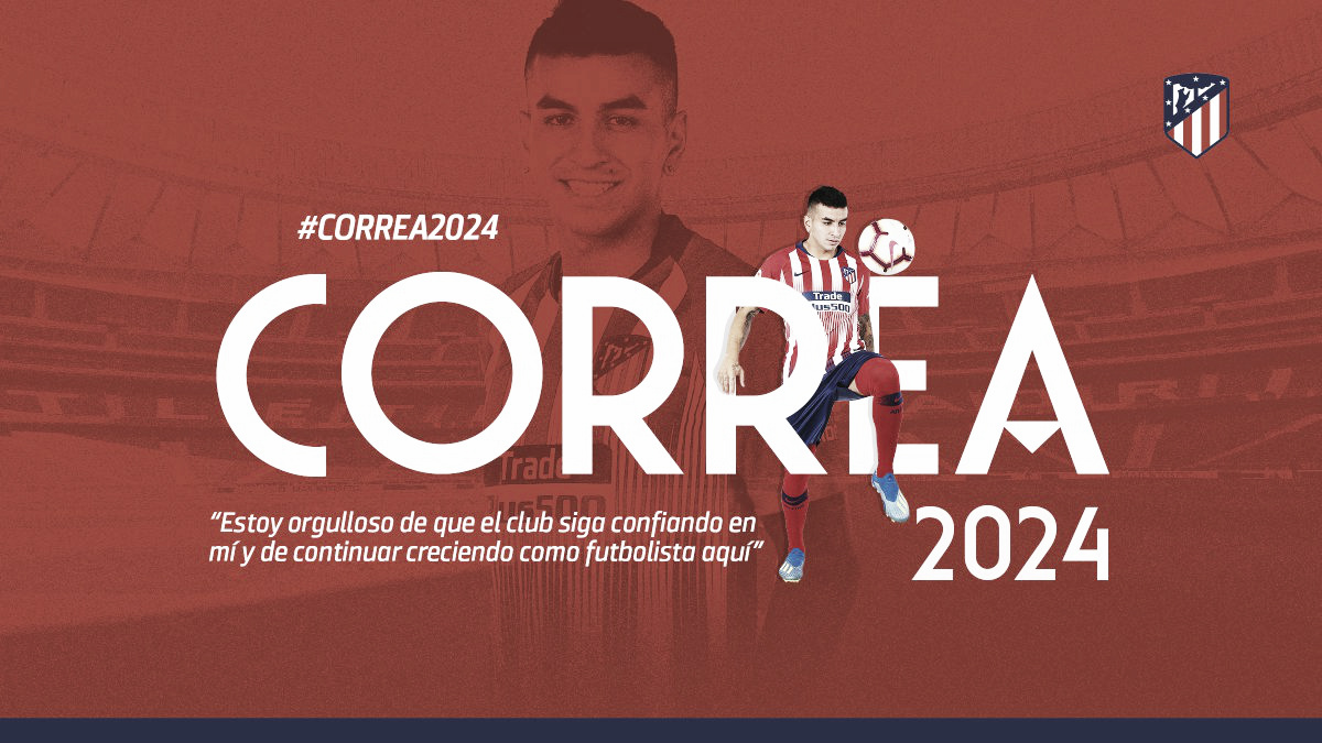 El Atleti se asegura 'Correa'