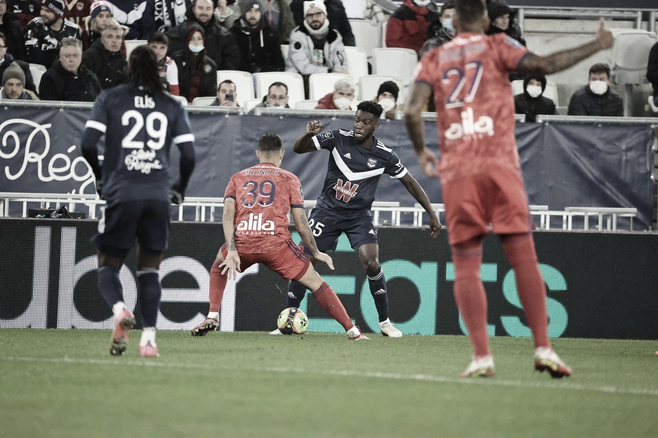 Bordeaux arranca empate com Lyon e deixa zona de rebaixamento na Ligue 1