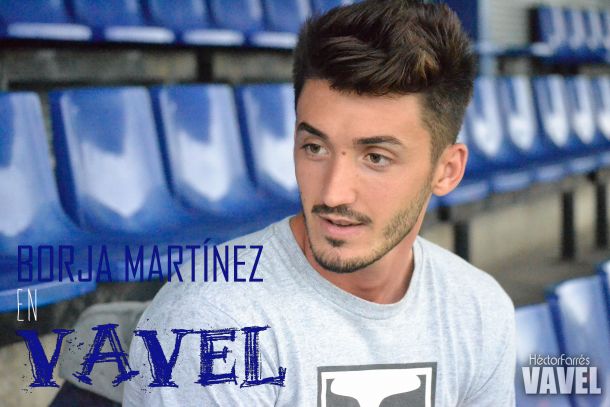 Entrevista. Borja Martínez: "Me adapto a cualquier rol en el centro del campo"