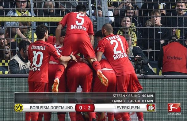 Bundesliga, al Bayer Leverkusen bastano 8 secondi per sbancare Dortmund