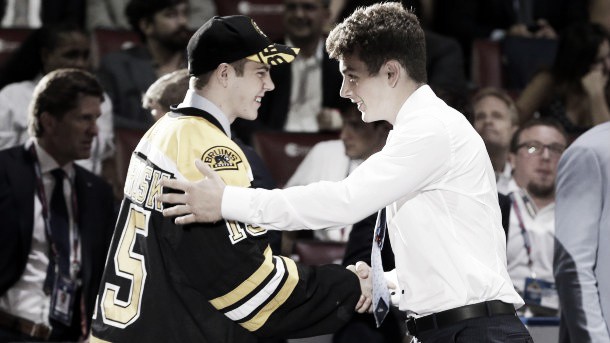 Los Bruins firman contrato de entrada con tres de  sus selecciones en el Draft'15